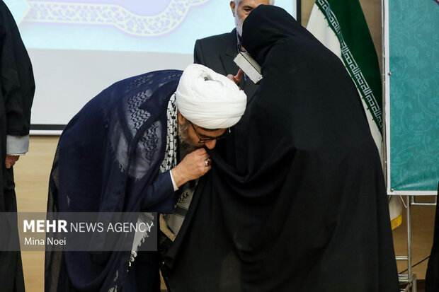 آئین سنگرسپاری، تکریم و معارفه مدیرکل تبلیغات اسلامی آذربایجان شرقی