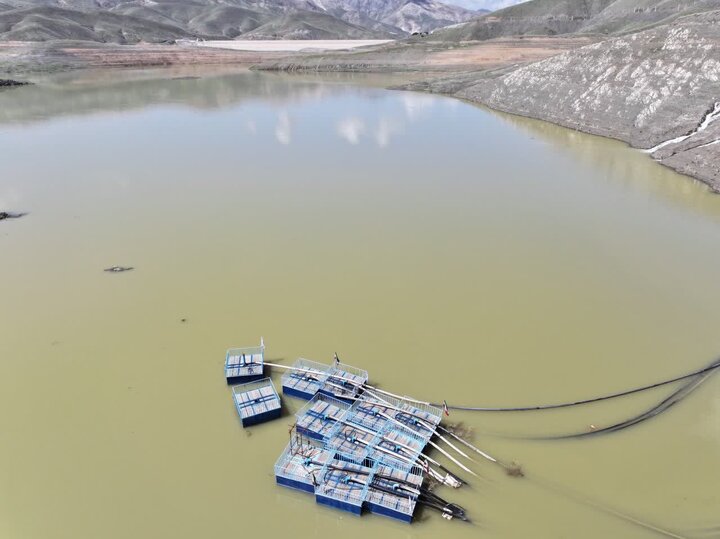 بهرهبرداری از حجم مُرده سد کمال صالح با ۱۰ سکوی شناور