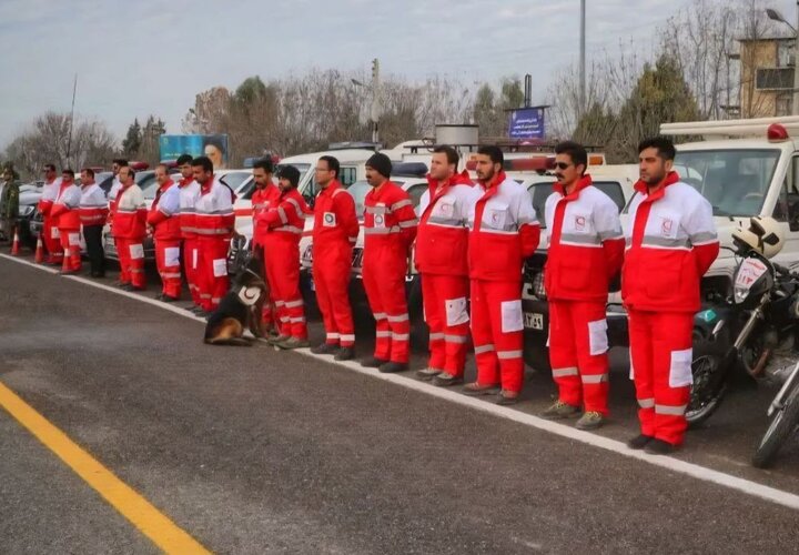 آماده‌باش کامل نیروهای هلال‌احمر گلستان در پی بارش باران