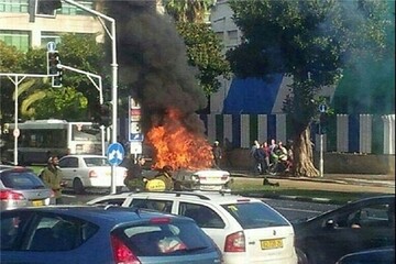 ویرانی‌های برجای مانده ناشی از عملیات موشکی ایران