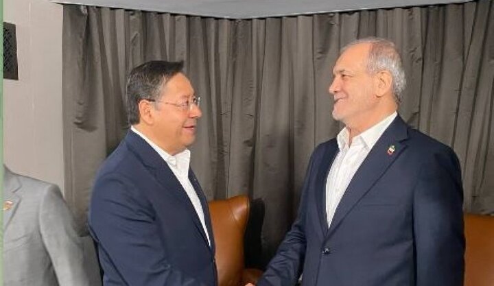 Pezeshkian meets Bolivian counterpart in NY
