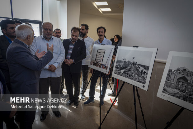 افتتاح نمایشگاه عکس جنگ در موزه دفاع مقدس شهرکرد