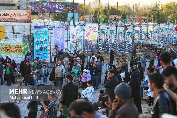نمایشگاه رزمی فرهنگی طریق القدس در اردبیل