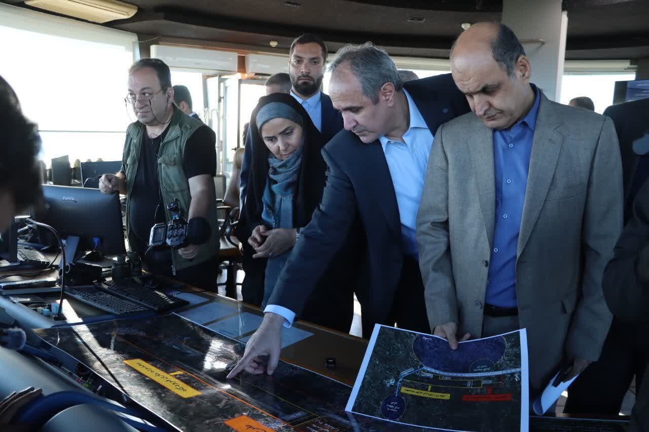 بازدید وزیر راه از طرح جامع فرودگاه سردار جنگل رشت