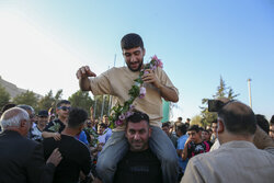 استقبال مردم ایذه از مدال آوران کشتی فرنگی