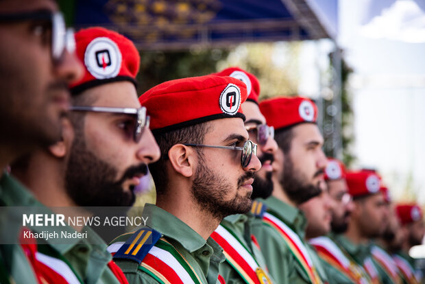 رژه ناوگان عملیاتی و خودرویی نیروهای آتش نشانی اصفهان