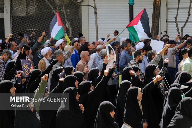 راهپیمایی جمعه «خشم و نصر» در مشهد