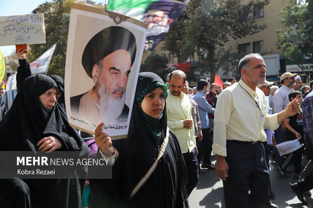 راهپیمایی جمعه «خشم و نصر» در مشهد