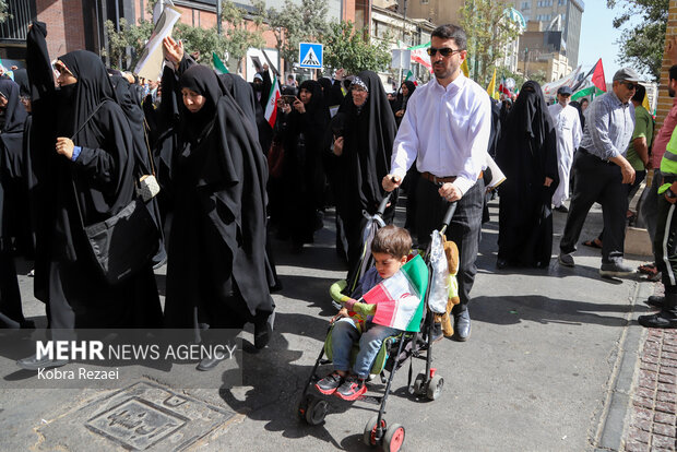 راهپیمایی جمعه «خشم و نصر» در مشهد