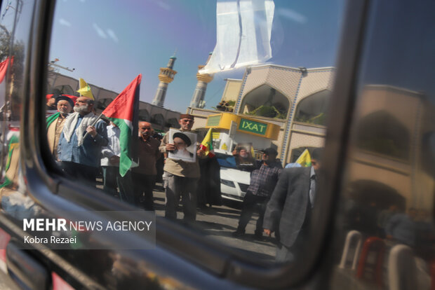 راهپیمایی جمعه «خشم و نصر» در مشهد