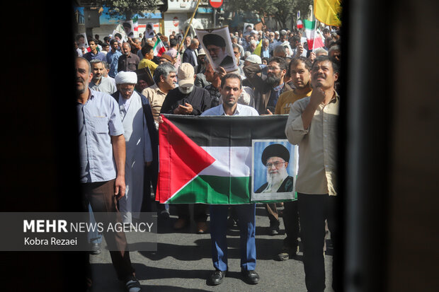 راهپیمایی جمعه «خشم و نصر» در مشهد