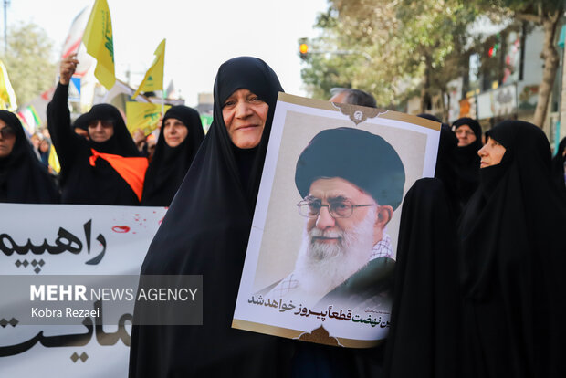 راهپیمایی جمعه «خشم و نصر» در مشهد