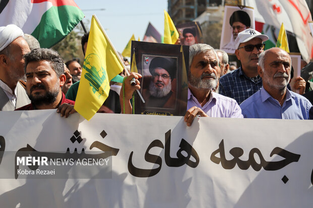 راهپیمایی جمعه «خشم و نصر» در مشهد