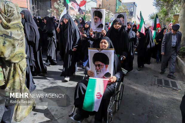 راهپیمایی جمعه «خشم و نصر» در مشهد