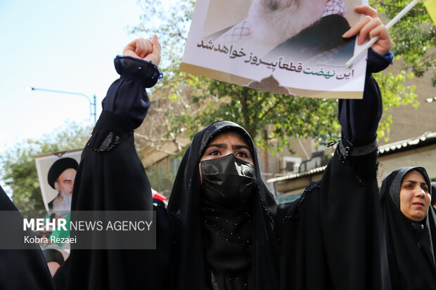 راهپیمایی جمعه «خشم و نصر» در مشهد