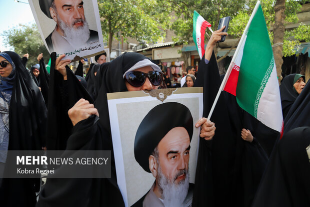 راهپیمایی جمعه «خشم و نصر» در مشهد