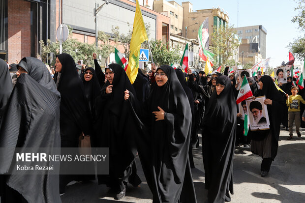 راهپیمایی جمعه «خشم و نصر» در مشهد