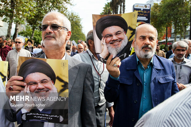 راهپیمایی «جمعه خشم و نصر» در رشت