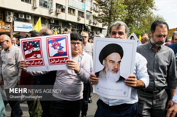 راهپیمایی «جمعه خشم و نصر» در رشت
