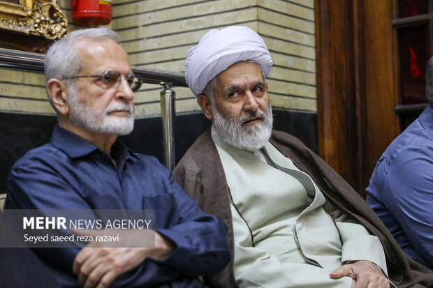 حجت الاسلام طائب در مراسم ترحیم حاجیه خانم «فاطمه مصدقی‌راد»