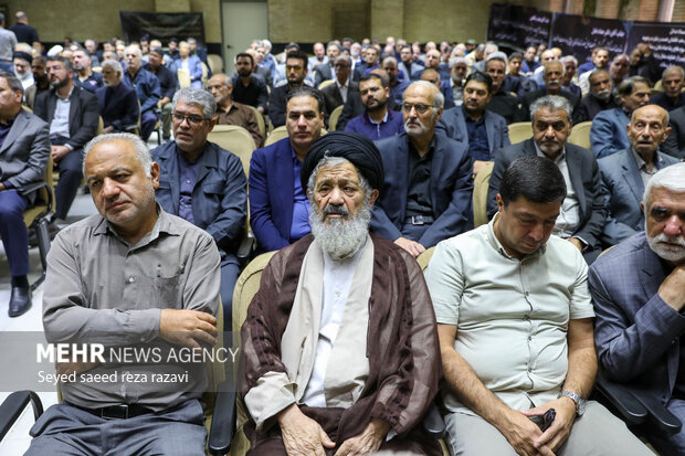 مراسم ترحیم حاجیه خانم «فاطمه مصدقی‌راد»