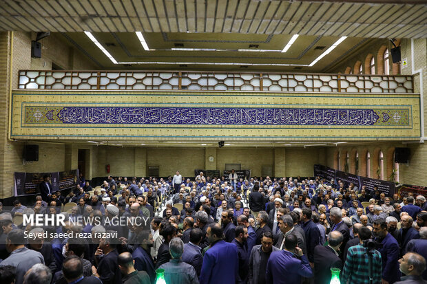 مراسم ترحیم حاجیه خانم «فاطمه مصدقی‌راد»