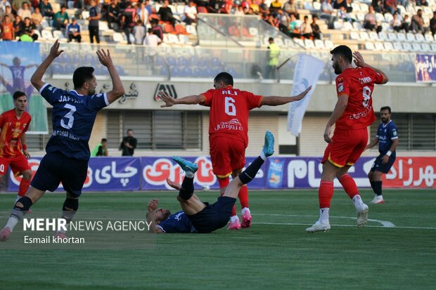 ,لیگ برتر فوتبال ایران گل‌گهر سیرجان و فولاد خوزستان