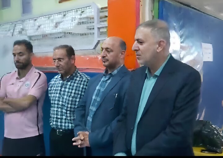 بازدید سرهنگ کریمی از روند آمادهسازی تیم والیبال مقاومت شهرداری تبریز