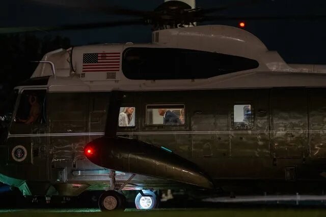 Tense conversation between Trump and Melania caught by Sky News camera + video