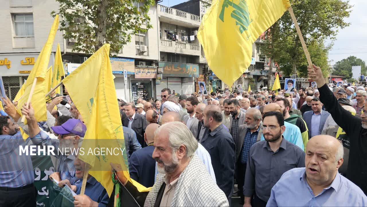 راهپیمایی «جمعه خشم و نصر» در گیلان آغاز شد