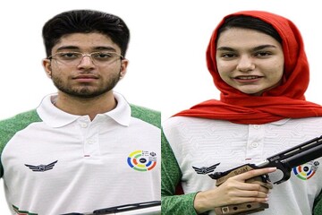 تیم میکس تپانچه ایران در جام جهانی چهارم شد