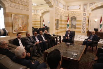 Larijani meets with Lebanese Prime Minister