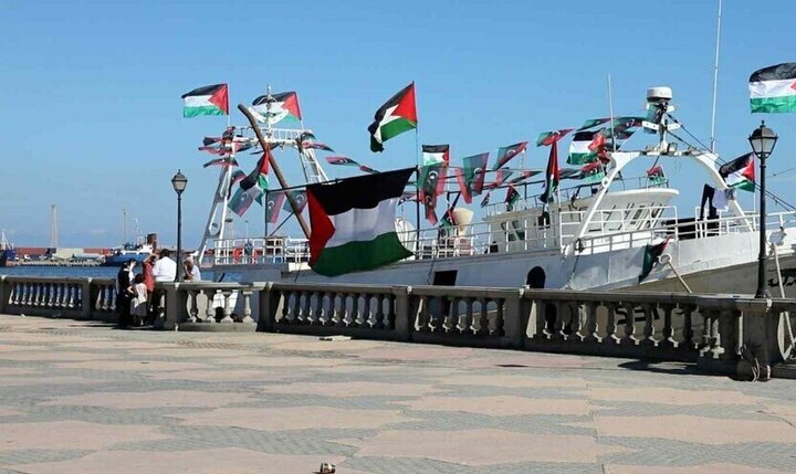 «عمر مختار» به ناوگان «صمود» ملحق شد