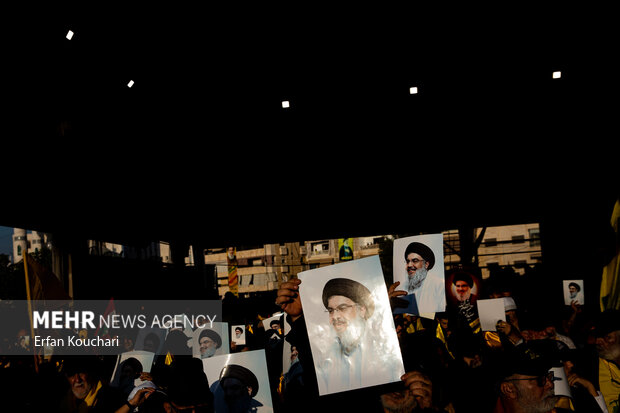 مراسم اولین سالگرد شهادت شهید حجت‌الاسلام سید حسن نصرالله