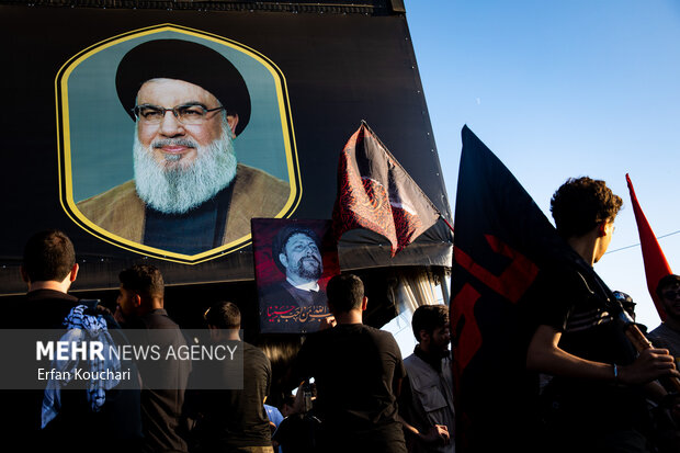 مراسم اولین سالگرد شهادت شهید حجت‌الاسلام سید حسن نصرالله