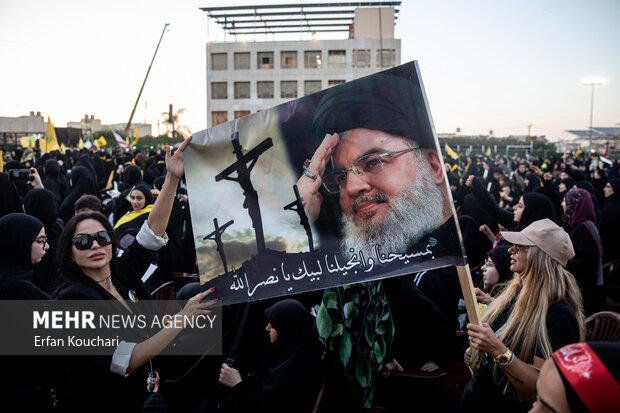 مراسم اولین سالگرد شهادت شهید حجت‌الاسلام سید حسن نصرالله
