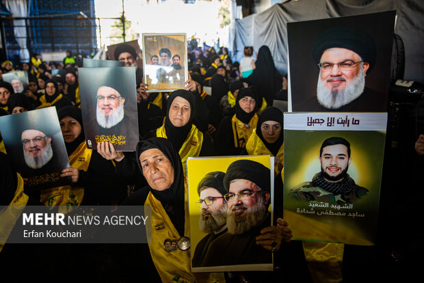 مراسم اولین سالگرد شهادت شهید حجت‌الاسلام سید حسن نصرالله
