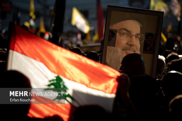 مراسم اولین سالگرد شهادت شهید حجت‌الاسلام سید حسن نصرالله