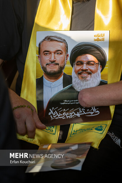 مراسم اولین سالگرد شهادت شهید حجت‌الاسلام سید حسن نصرالله
