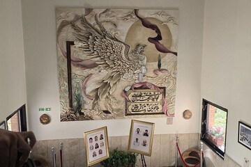 دیوار نگاره شهدای دانشگاه صنعتی شریف رونمایی شد