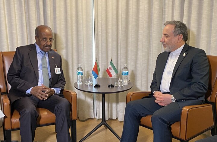دیدار عراقچی با وزیر امور خارجه اریتره