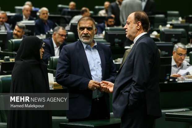 حضور خادمان حرم حضرت عبدالعظیم حسنی(ع) در صحن علنی مجلس