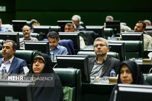 حضور خادمان حرم حضرت عبدالعظیم حسنی(ع) در صحن علنی مجلس