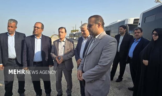 ۱۰ دستگاه اتوبوس به ناوگان حمل و نقل شهری بوشهر اضافه شد