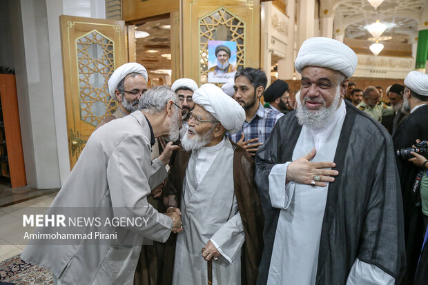 مراسم سالگرد شهادت سیدحسن نصرالله در حرم حضرت معصومه(س)