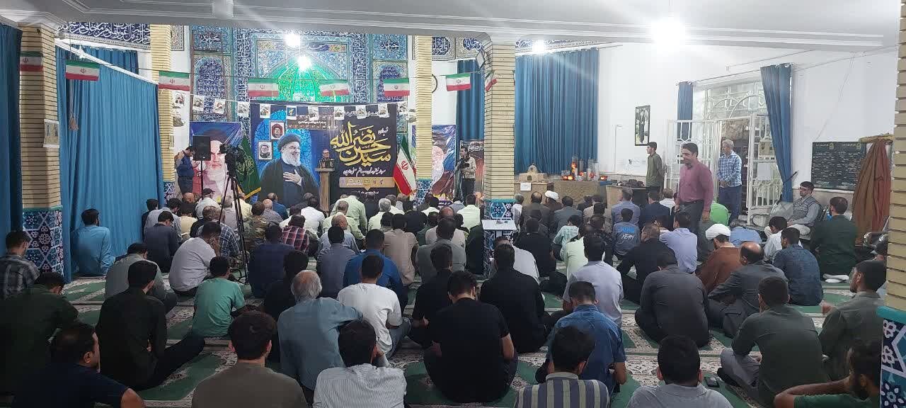 مراسم بزرگداشت اولین سالگرد شهادت شهدای جبهه مقاومت در ایلام برگزار شد