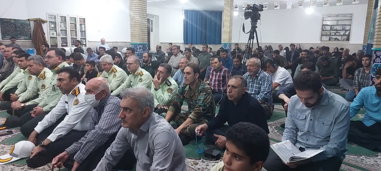 مراسم بزرگداشت اولین سالگرد شهادت شهدای جبهه مقاومت در ایلام برگزار شد