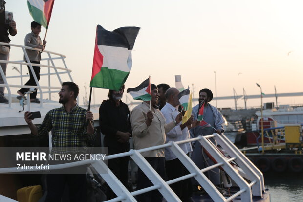 آغاز سفر دریایی کاروان یاران  صمود