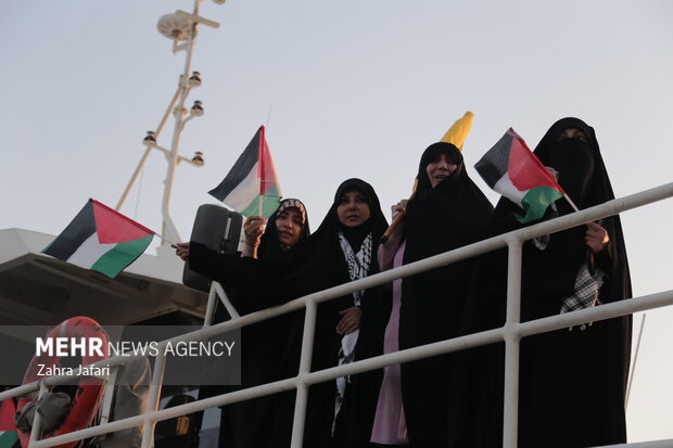 آغاز سفر دریایی کاروان یاران  صمود