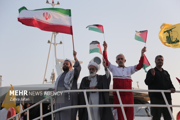 آغاز سفر دریایی کاروان یاران  صمود